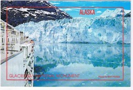 Alaska Postcard Glacier Bay National Monument Cruise Ship Tide Water Glaciers - £2.85 GBP