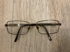Gant Bert SBRN Eyeglasses Frame Rectangular 55-17-140 SCRATCHES - $45.25 CAD