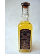 antique BAY RUM OIL BOTTLE w CONTENTS gold medal perfumery co ny BARBER ... - £68.86 GBP