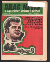 Drag News 12/19/1970-Jim Nicoll cover-1970 Drag News Awards-Evel Kneivel at L... - £41.40 GBP