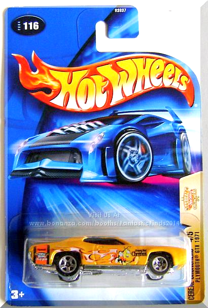 Hot Wheels - Plymouth GTX 1971: Cereal Crunchers #4/5 - Collector #116 (2004) - $3.50