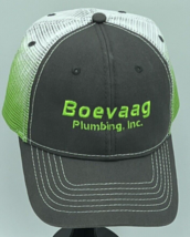 Trucker Snapback Mesh Baseball Hat Cap embroidered logo Boevaag Pluming ... - $12.55
