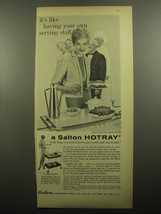 1960 Salton Patio Master Hotray Ad - It&#39;s like having your own serving staff - £11.76 GBP