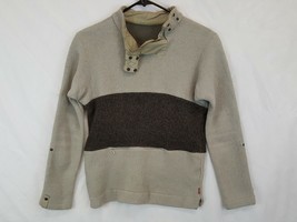 Levis Strauss Sz Small S Merino Wool Sweater Gray Ski Snow vtg LVC RRL - £56.91 GBP