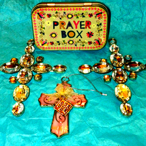 Exquisite cross lot and prayer box - £35.72 GBP