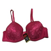 Lacy Bra 34B Pink Lace Underwire NWT 34 B 82614 Nylon Sexy Valentine Und... - $403.38 MXN