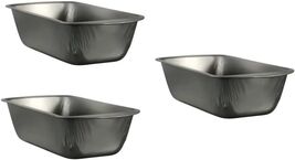 3 Pack Small Loaf Pans with Handles Metal Baking Pans Mini Bread Brownies - $12.86