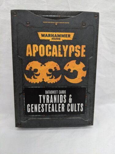 Warhammer 40K Apocalypse Tyranids And Genestealar Cults Datasheet Cards - $22.05