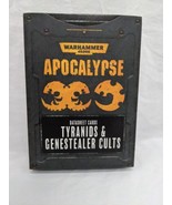 Warhammer 40K Apocalypse Tyranids And Genestealar Cults Datasheet Cards - $22.05