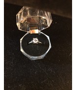 White Crystal (White ) Ring Silvery  – Size 5.5 Fashion Ships N 24h - $121.20 CAD