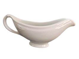 Heavy Duty Gravy Boat Bowl Shenango China New Castle PA USQMC White Thanksgiving - $9.79