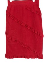 VTG ESCADA by Margaretha Lay Red A Line Skirt Made in West Germany with ... - £38.93 GBP