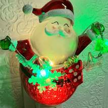 8&quot; LED Santa Claus with Garland Night Light - £8.59 GBP
