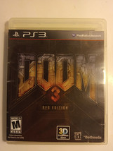 Sonly Playstation 3 Doom 3 BFG Edition 2012 CASE AND MANUAL ONLY PS3 - £4.40 GBP