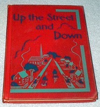  Up the Street and Down Early Reader Primer Book 1953  - £11.71 GBP