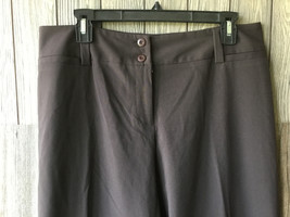 Womens Brown Dress Pants Slacks Flat Front by AB Studio Size: 8 - £9.66 GBP