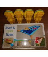 NEW Flip Flop Beach And Lawn Stakes By Better Things 4-PK - $12.94 CAD