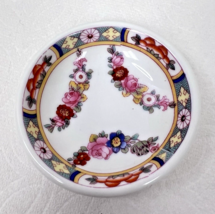 Beautiful Floral Garland Butterpat Saucer Dish 3 1/3&quot; Epiag Czech Sanbor... - $16.34