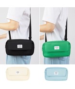 Table Talk Slim Crossbody Travel Bag Unisex Nylon Passport Shoulder Bag ... - $95.60 CAD