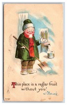 Comic Greetings This Place is Reglar Frost Without You DB Postcard S1 - £2.62 GBP