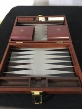 Rare 1983 Mini Magnetic Backgammon Travel Game Set Pressman Vintage Board Game - $19.30