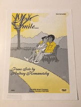 Willis Sheet Music YOUR SMILE Piano Solo by Andrey Komanetsky Early Inte... - $5.99