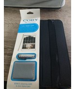 NEW! COBY 7-8&quot; REVERSIBLE TABLET CASE BLACK/GREEN . Includes cloth and s... - €12,70 EUR