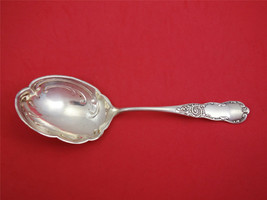 Lenox by Knowles Sterling Silver Preserve Spoon Scalloped 8 3/4&quot; Serving - £134.12 GBP