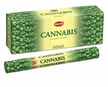 Hem Cannabis Incense Sticks Natural Hand Rolled Fragrance Agarbatti 120 ... - £14.38 GBP