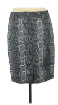 Ann Taylor LOFT Womens Skirt Cotton Blend Snakeskin Print Pencil Stretch... - $11.51