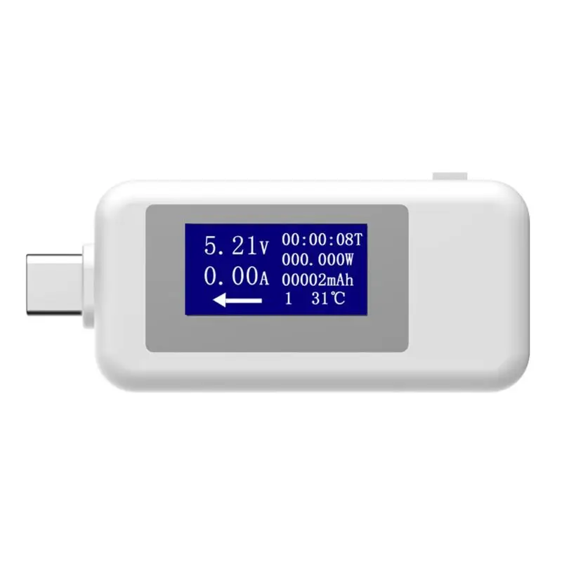 USB Tester Type C LCD Current Voltage Charger Capacity Monitor Power Time Meter  - £173.78 GBP