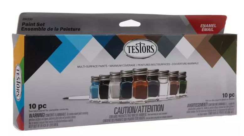 Testors Military Flat Enamel Paint - 9 Piece Set - $42.56