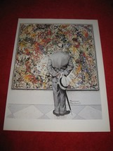vintage Norman Rockwell: The Connoisseur - 10&quot; x 13&quot; Book Plate Print - £9.44 GBP