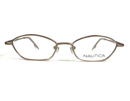 Nautica N9014 049 Kids Eyeglasses Frames Brown Round Full Rim 44-15-125 - £32.96 GBP