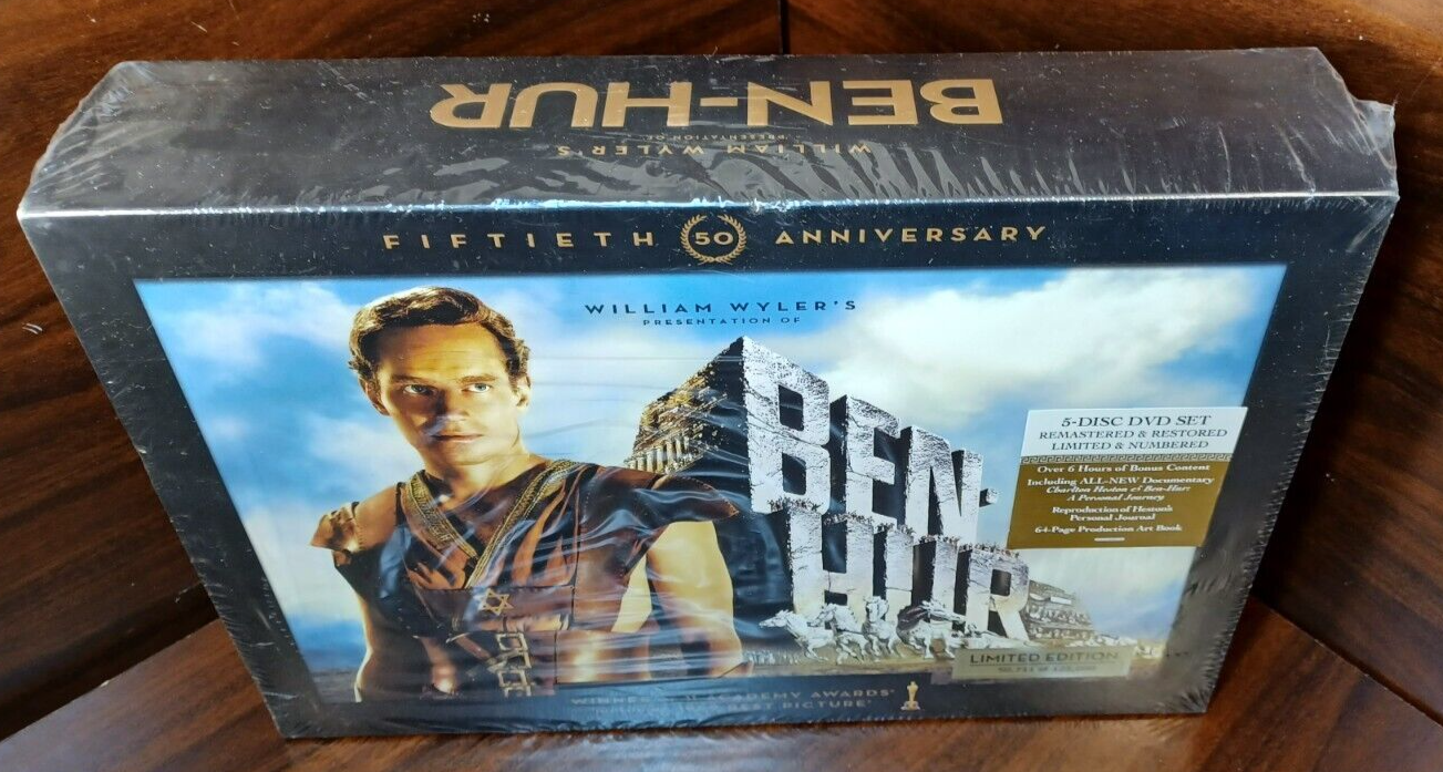 Ben-Hur 50th Anniversary Edition Blu-ray - Restored 1080p HD With 11 Academy Awards