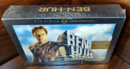 Ben-Hur Limited Edition 50th Anniversary 5 Disc DVD Set + Books-NEW-Free S&amp;H - £42.12 GBP