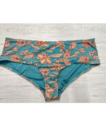 Time And Tru Womens Floral Print Mid Rise Cheeky Fit Bikini Plus Sz 2X T... - €10,29 EUR