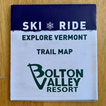 2007-2008 BOLTON VALLEY Resort Ski Trail Map VERMONT - $14.95
