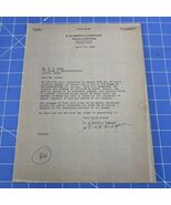 Old Letter 1935 Beaumont Texas R.E. Smith Signed George Hodgson Senate B... - $30.52