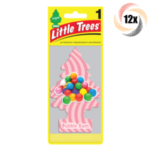 12x Packs Little Trees Single Bubble Gum Scent Hanging Trees | Prevents Odor! - £12.88 GBP