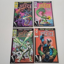 Marvel New Universe Justice Comic Books  # 2, 3, 4, 7 Comics 1986 Jvstic... - £6.19 GBP