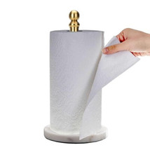 Gold Paper Towel Holder Countertop, Standing Paper Towel Roll Holder for... - $105.29