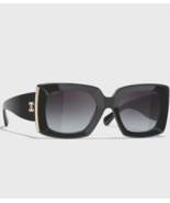 CHANEL CH 5435 Black Rectangle Sunglasses in Acetate with Gray Gradient ... - $385.00