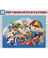 Cartoon Looney Tunes Cross Stitch Pattern / Bugs Bunny PDF Cross Stitch ... - $5.00