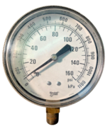 Marshalltown Pressure Gauge 0-160 PSI 3- 1/2” G90606 [e-07] - $14.10 CAD
