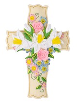Bucilla Felt Wall Hanging Applique Kit-Floral Cross 89650E - £25.89 GBP