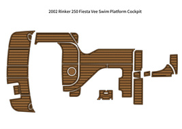 2002 Rinker 250 Fiesta Vee Swim Platform Cockpit Boat EVA Teak Deck Floor Pad - £707.43 GBP