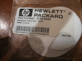 NEW  Lot of 10  Teflon Filter Membranes HP (Hewlett Packer)  #- 3150-050... - $30.39