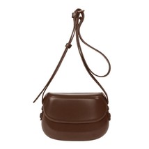 Women Crossbody Bag Solid Color Mini Shoulder Bags Vintage PU Leather Summer All - £20.54 GBP