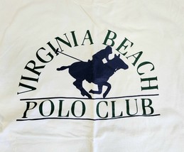 Virginia Beach Polo Club T Shirt Vintage Single Stitch Delta Made in USA Large - £12.46 GBP